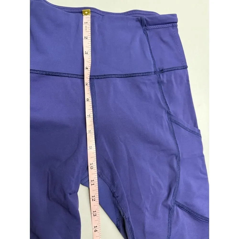 Lululemon Womens Purple/Blue Crop Leggings. Sz 8